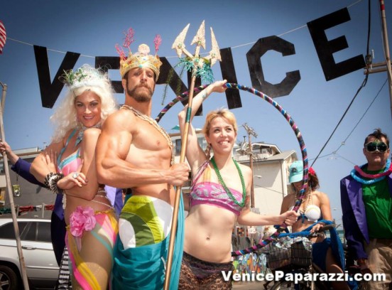 David as King Neptune at the 2011 Venice -Neptune Festival and Parade Neptune