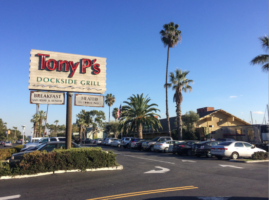 Dine and drink at Tony P's Dockside and Grill