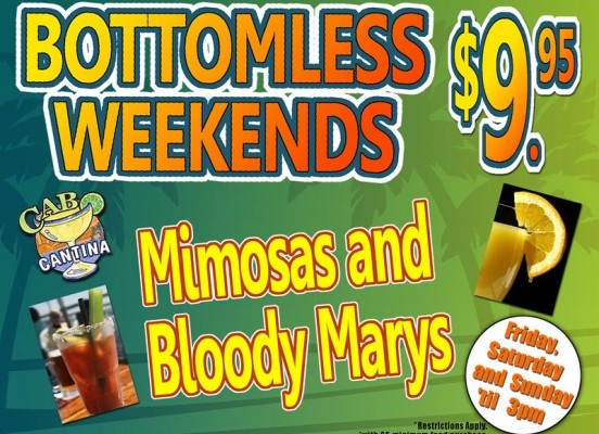 Bottomless Weekends Cabo Cantina