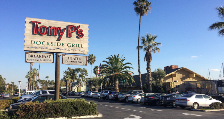 Dine and drink at Tony P's Dockside and Grill