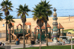Kid's park on the beach!