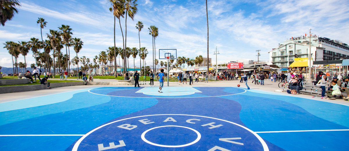 Basketball courts venice beach